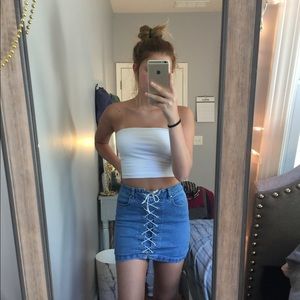 Jean skirt